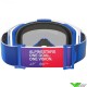 Alpinestars Vision 8 Corp Motocross Goggle - Blue / White / Mirror Blue Lens