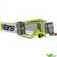 Alpinestars Vision 8 Wordmark Motocross Goggles with Roll-off - White / Fluo Yellow