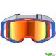 Alpinestars Vision 8 Wordmark Crossbril - Blauw / Oranje / Rood Spiegellens