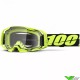 100% Armatic Crossbril - Fluo Geel / Heldere lens