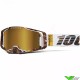 100% Armega Bruni Limited Edition Motocross Goggle - Gold Mirror Lens