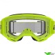 Alpinestars Vision 3 Wordmark Crossbril - Fluo Geel / Heldere lens