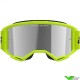 Alpinestars Vision 3 Wordmark Crossbril - Fluo Geel / Zilver spiegellens