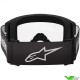 Alpinestars Vision 3 Wordmark Crossbril - Zwart / Heldere lens