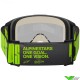 Alpinestars Vision 5 Hollow Crossbril - Charcoal / Fluo Geel / Zilver spiegellens