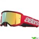 Alpinestars Vision 5 Blaze Crossbril - Rood / Goud Spiegellens