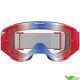 Alpinestars Vision 5 Corp Crossbril - Rood / Blauw / Heldere lens