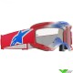 Alpinestars Vision 5 Corp Crossbril - Rood / Blauw / Heldere lens