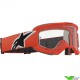 Alpinestars Vision 5 Corp Crossbril - Oranje / Heldere lens