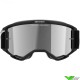 Alpinestars Vision 5 Corp Crossbril - Zwart / Zilver spiegellens