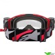 Alpinestars Vision 8 Luar Motocross Goggles with Roll-off - Red / Black