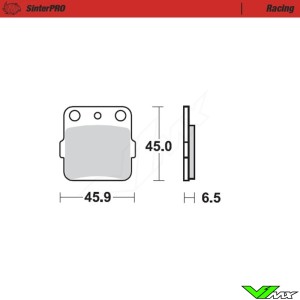 Moto Master Racing Front/Rear Brake Pads - Suzuki Honda Yamaha