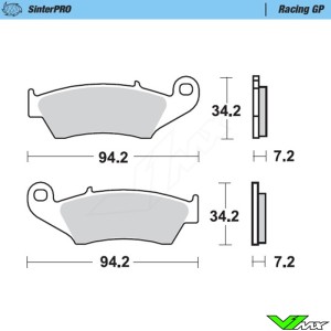 Moto Master Racing GP Front Brake Pads - Kawasaki Suzuki Honda Yamaha GasGas Beta