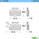 Moto Master Racing GP Front Brake Pads - Kawasaki KX65 Suzuki RM65