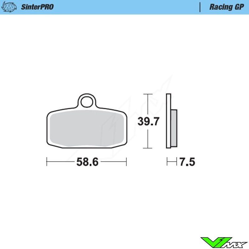 Moto Master Racing GP Front Brake Pads - KTM Husqvarna