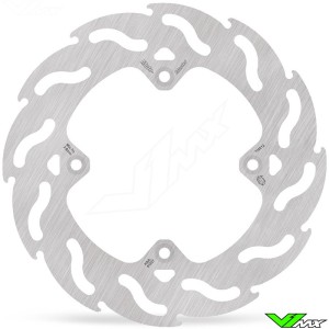 Moto Master Flame Rear Brake Disc Fixed 184mm - Kawasaki KX80BigWheels KX80 KX100 Suzuki RM80BigWheels RM80 RM85L RM85