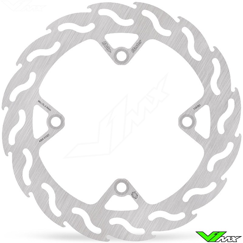 Moto Master Flame Rear Brake Disc Fixed 240mm - Husqvarna CR125 TC250(Brembocaliper) TC449 TE250(Brembo) TE310 TE449 TE511 WR125