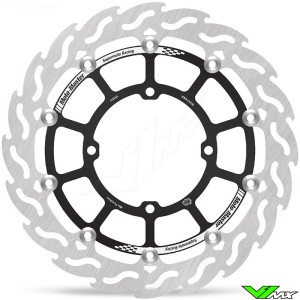 Moto Master Flame Supermoto Racing Front Brake Disc Floating 320mm - Kawasaki KX125 KX250 KXF250 KX250X KXF450 KX450X KLX450