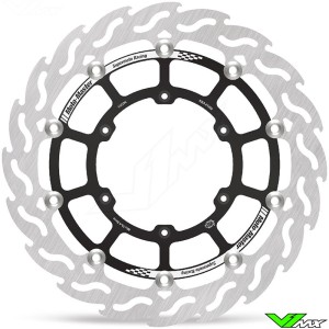 Moto Master Flame Supermoto Racing Front Brake Disc Floating 320mm - Kawasaki Suzuki Yamaha Fantic