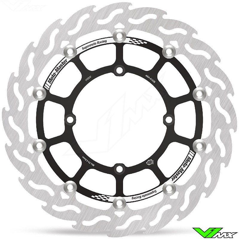 Moto Master Flame Supermoto Racing Front Brake Disc Floating 320mm - Suzuki RMZ250 RMZ450 RMX450Z