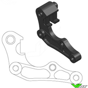 Moto Master 260mm Adapter Bracket for OEM Front Caliper - Honda CR125 CR250 CRF250R CRF250X CRF450R CRF450X