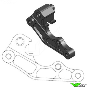 Moto Master 260mm Adapter Bracket for OEM Front Caliper - Yamaha WR250F WR426F WR450FEnduroGP WR450F YZ125 YZ250 YZF250 YZF426 YZF450