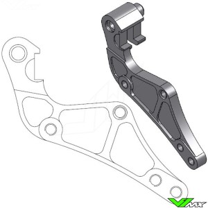 Moto Master 320mm Adapter Bracket for OEM Front Caliper - KTM Husqvarna Husaberg