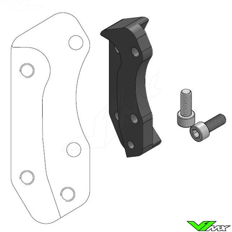 Moto Master 320mm Adapter Bracket for OEM Front Caliper - Husqvarna