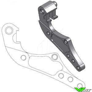 Moto Master 298mm Adapter Bracket for OEM Front Caliper - KTM Husqvarna Husaberg