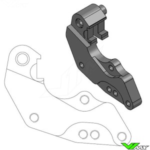 Moto Master 298mm Adapter Bracket for OEM Front Caliper - Yamaha Fantic