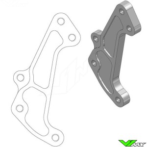 Moto Master 320mm Adapter Bracket For Moto-Master 4-Piston Front Caliper - Beta