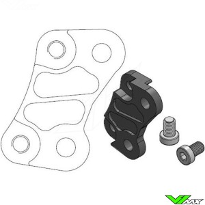 Moto Master 260mm Adapter Bracket for OEM Front Caliper - Kawasaki KX85 KX100