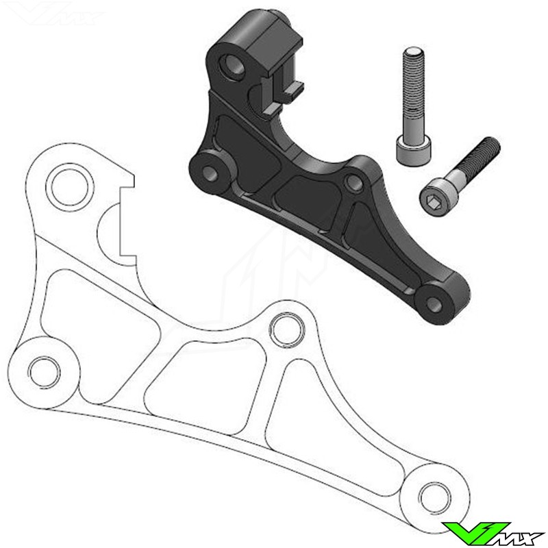 Moto Master 320mm Adapter Bracket for OEM Front Caliper - Suzuki RMZ250 RMZ450