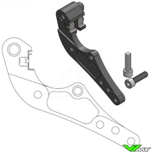 Moto Master 298mm Adapter Bracket for OEM Front Caliper - Husqvarna