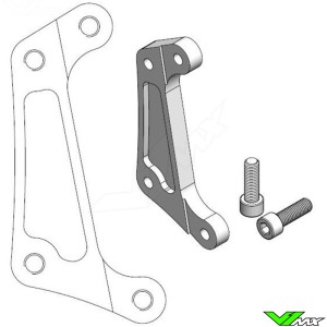 Moto Master 300mm Adapter Bracket For Moto-Master 4-Piston Front Caliper - Yamaha Fantic