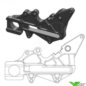 Moto Master 220mm Adapter Bracket for OEM Rear Caliper - Husqvarna