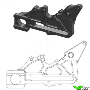 Moto Master 240mm Adapter Bracket for OEM Rear Caliper - Husqvarna