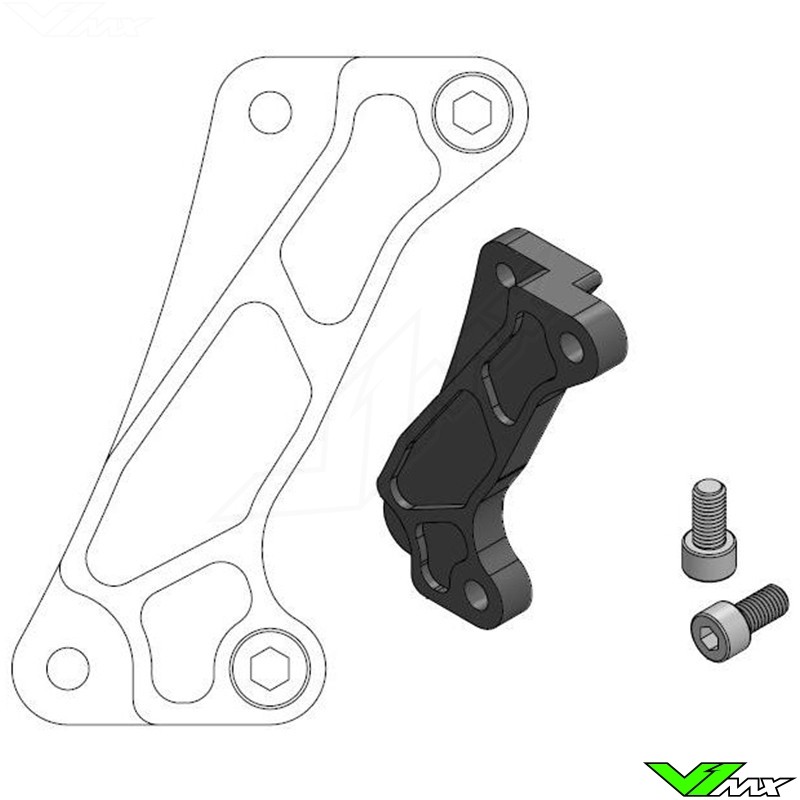 Moto Master 320mm Adapter Bracket for OEM Front Caliper - Honda CRF250L CRF250RLRally CRF300Rally CRF300L