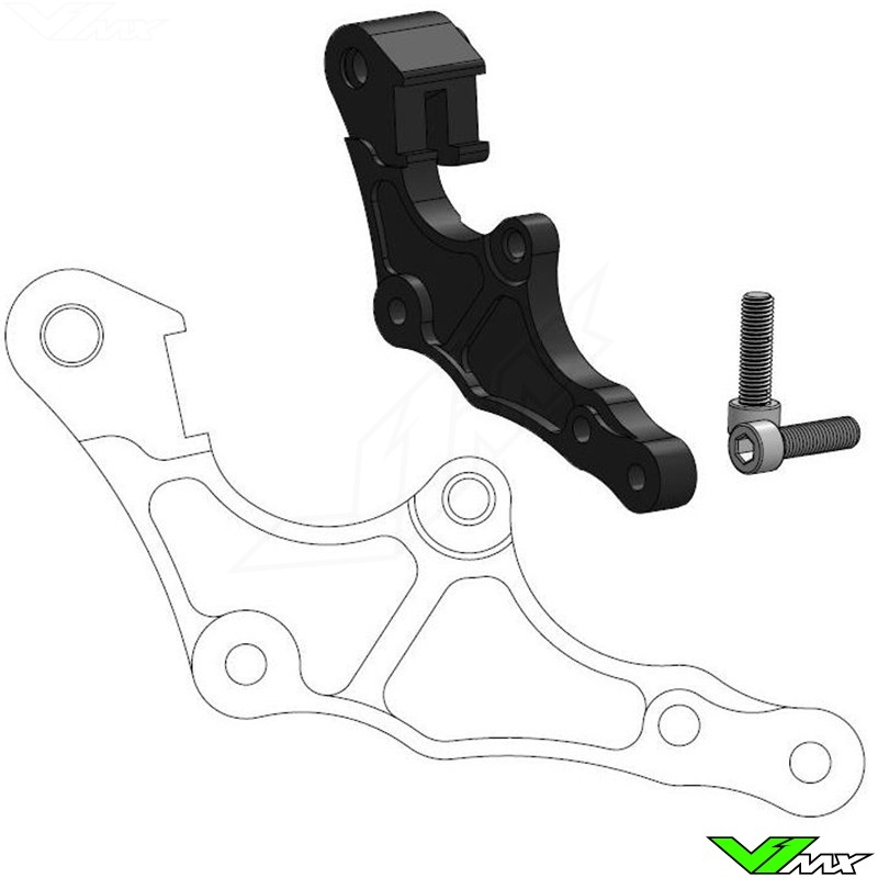 Moto Master 320mm Adapter Bracket for OEM Front Caliper - Husqvarna GasGas