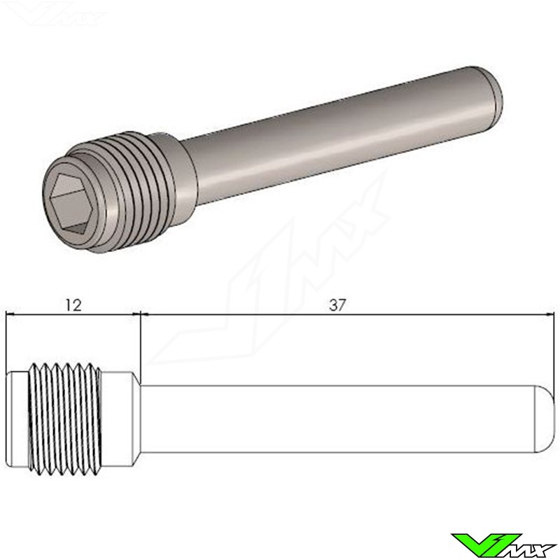 Moto Master Voorremblok Pin - Kawasaki KLX650R