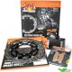 Moto Master Flame Floating Voor Remschijf Kit 270mm - Kawasaki KX125 KX250 KXF250 KX250X KXF450 KX450X KLX450