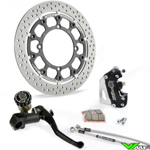 Moto Master Halo T-Floater Supermoto Racing Front Brake Disc Kit 300mm - Honda CRF250R CRF450RWE CRF450R CRF450RX