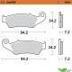 Moto Master RoadPro Sinter Front Brake Pads - Kawasaki Suzuki Honda