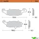 Moto Master RoadPro Sinter Front Brake Pads - Kawasaki KLR650