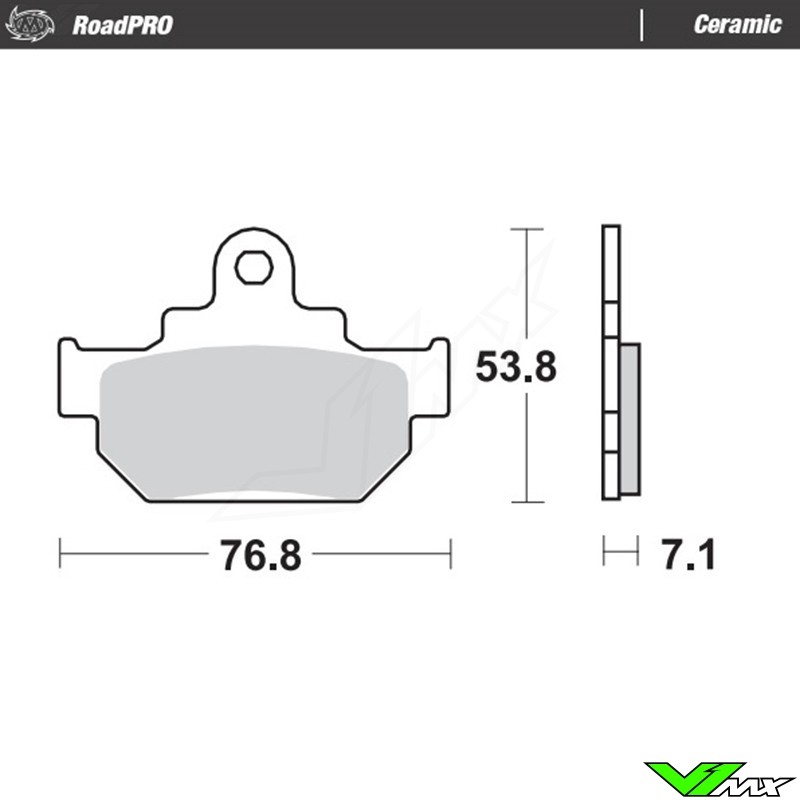 Moto Master RoadPro Ceramic Front Brake Pads - Suzuki RM125 RM250 RM500