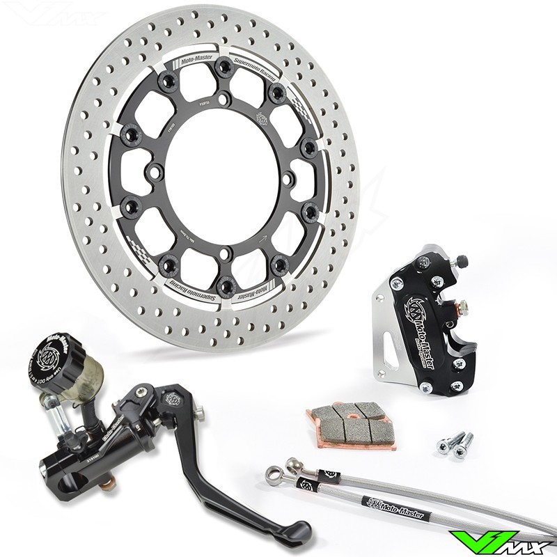 Moto Master Halo T-Floater Supermoto Racing Front Brake Disc Kit 300mm - Honda CRF250R CRF450RWE CRF450R CRF450RX