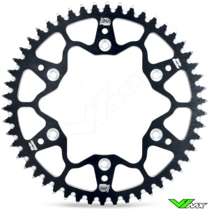 Moto Master 70/75 Aluminum Rear Sprocket (420) Black - Honda CR80 CR85 CRF150R