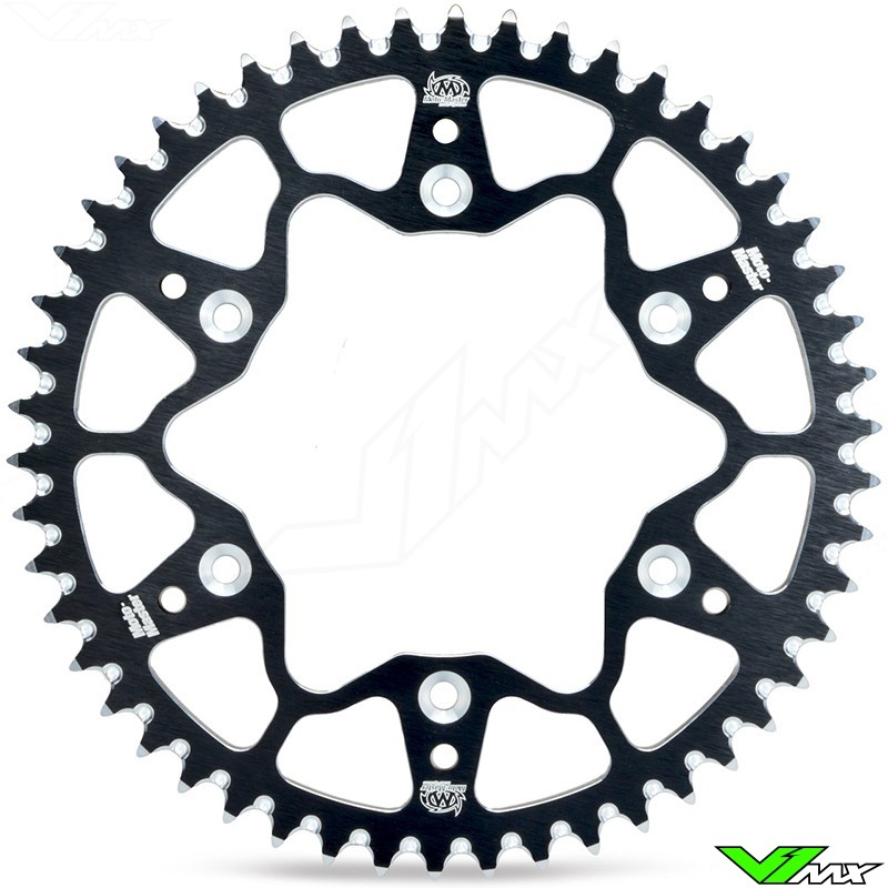 Moto Master 70/75 Aluminum Rear Sprocket (428) Black - Suzuki Yamaha