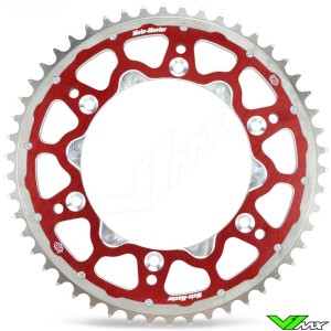 Moto Master Fusion Dual-Ring Achtertandwiel (428) Rood - Suzuki Yamaha