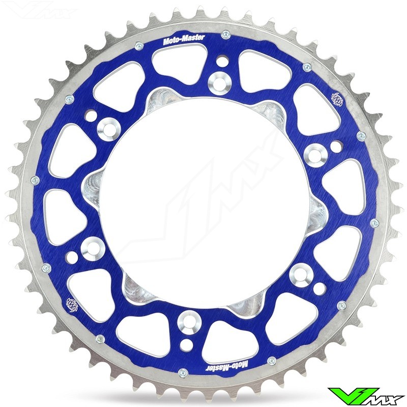 Moto Master Fusion Dual-Ring Achtertandwiel (428) Blue - Suzuki Yamaha